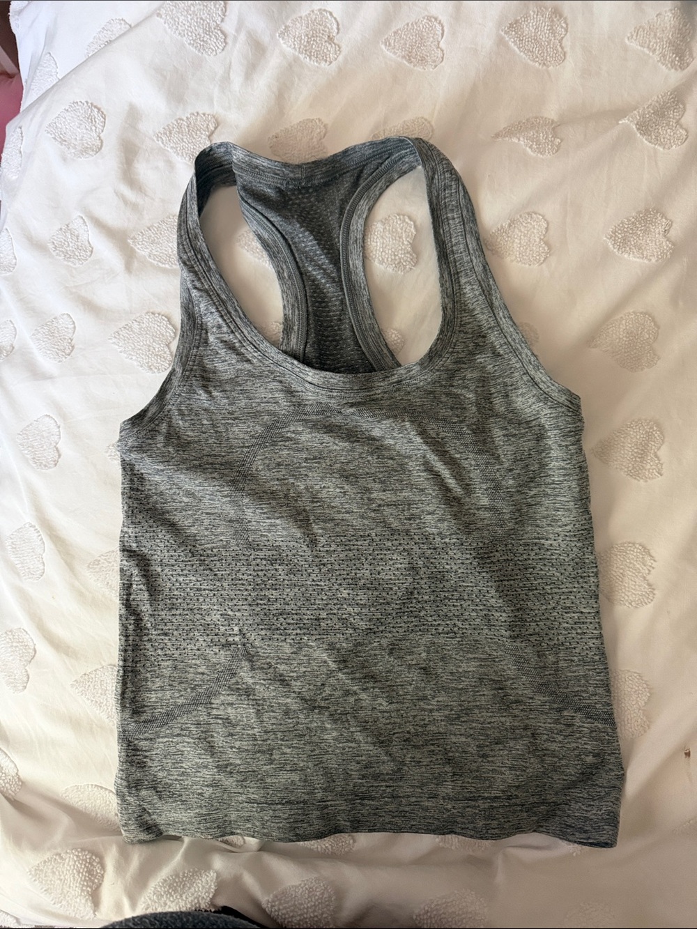 lululemon athletica Gray Heather Racerback Tank